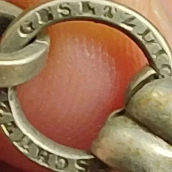 Antique Edwardian Gesetzlich Geschützt German Silver Enamel Men's Watch Fob